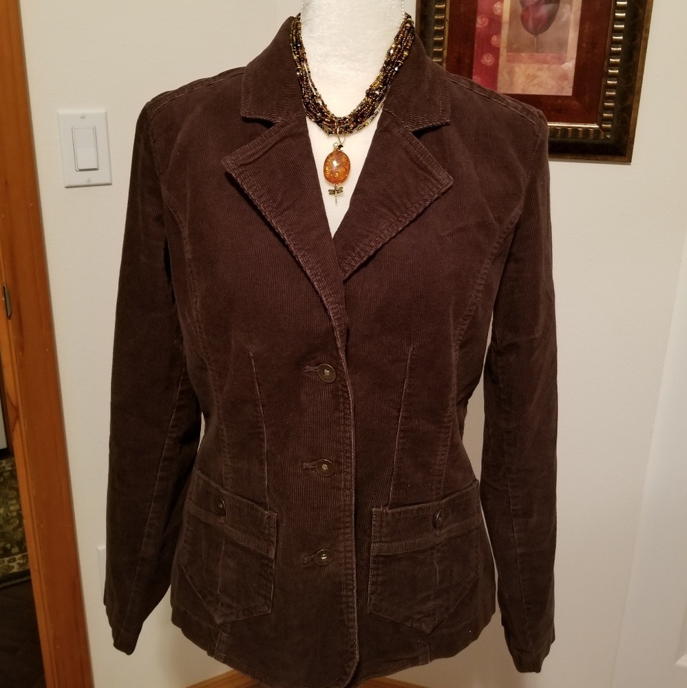 Brown Corduroy Blazer/Light Jacket